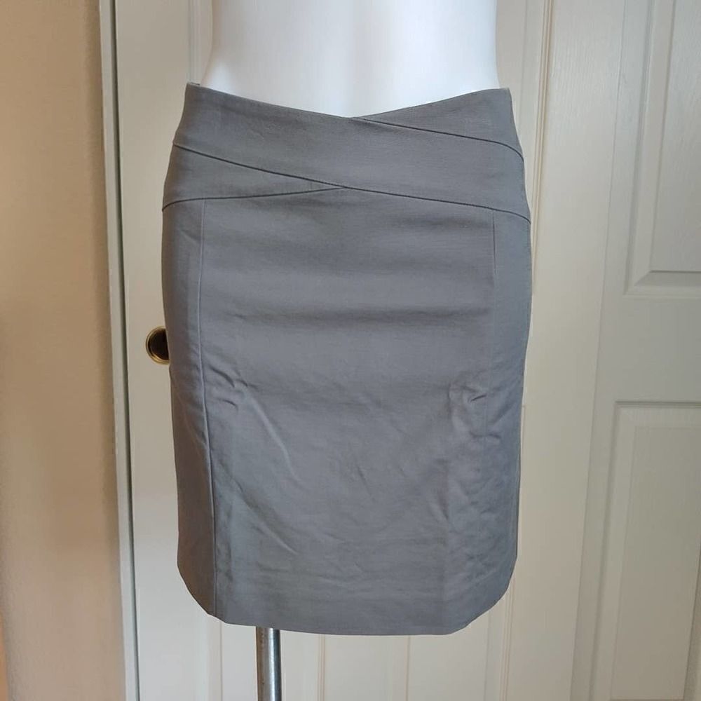 Banana Republic stretch crossover career A-line skirt sz 4